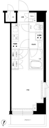 ルーブル東十条の物件間取画像